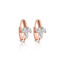 Load image into Gallery viewer, Gota Diamond Huggie Earrings