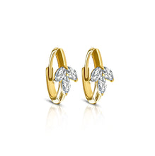 Load image into Gallery viewer, Gota Diamond Huggie Earrings