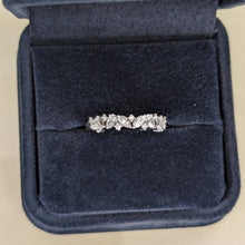 Load image into Gallery viewer, Multi Shape Diamond Half Eternity Ring
