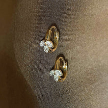 Load image into Gallery viewer, Gota Diamond Huggie Earrings
